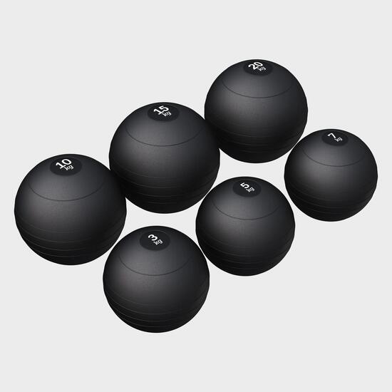 LOT 6 SLAM BALL CAOUTCHOUC | MUSCULATION | POIDS TOTAL 60KG