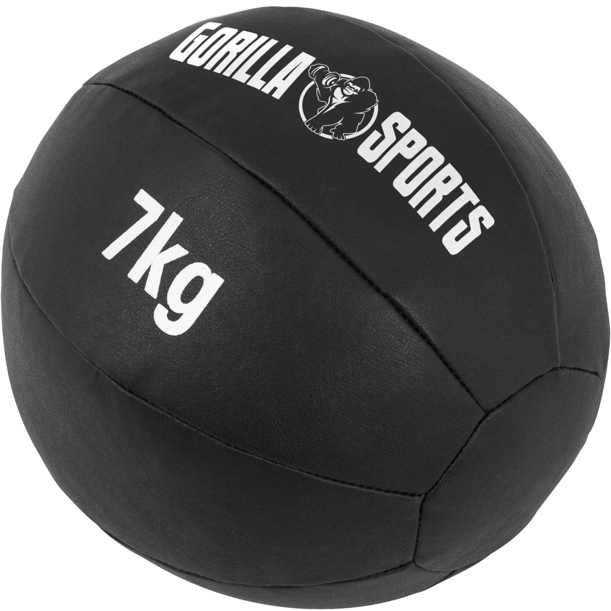 Médecine ball Gorilla Sports polyuréthane 29 cm lot de 10 3/7