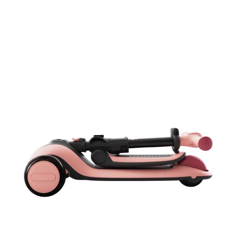 Trotinetă  Kinderkraft HALLEY 2, 3 Roți LED, cu șezut, ROSE PINK 9/15