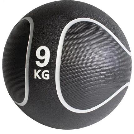 Médecine Ball Gorilla Sports Pack 1/2/3 kg caoutchouc noir/gris 23 cm