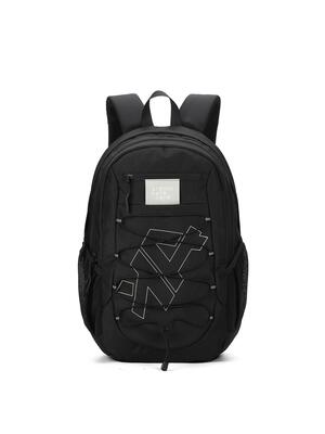Aoking voron plus unisex rugzak - polyester zwart met rits