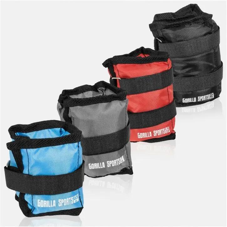 LOT 4 PAIRES DE BANDES LESTÉES (2x0,5kg, 2x1,0kg, 2x1,5kg et 2x2,0kg) | FITNESS 2/12
