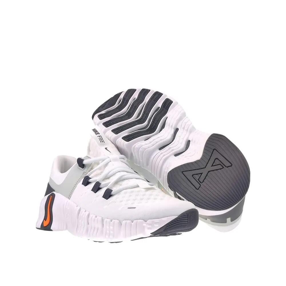 Scarpe Nike Free Metcon 5 Bianche/Arancioni 3/4