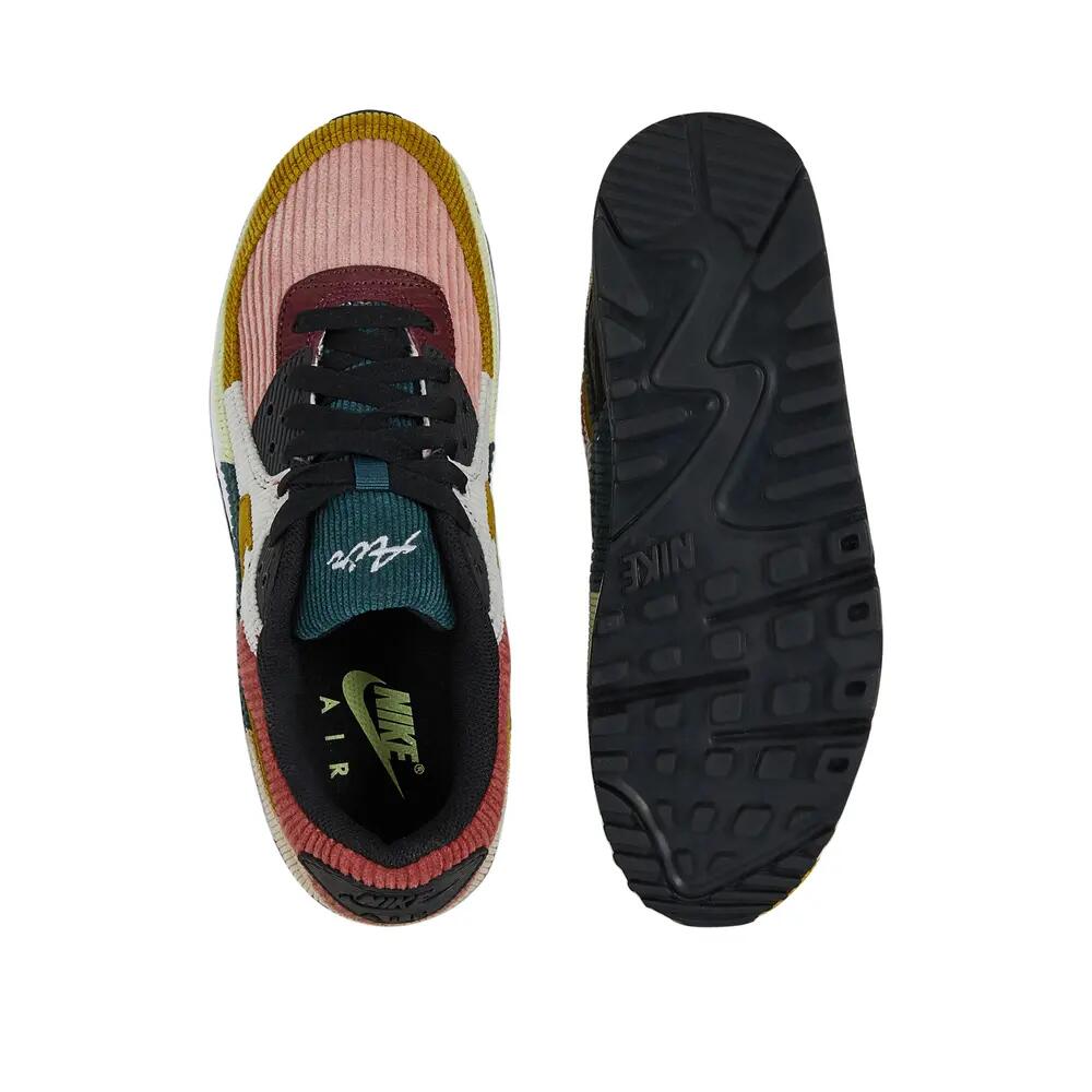 Zapatillas Nike Air Max 90 SE Negro/Bronzine/Rojo Stardust/Cèdre 3/4
