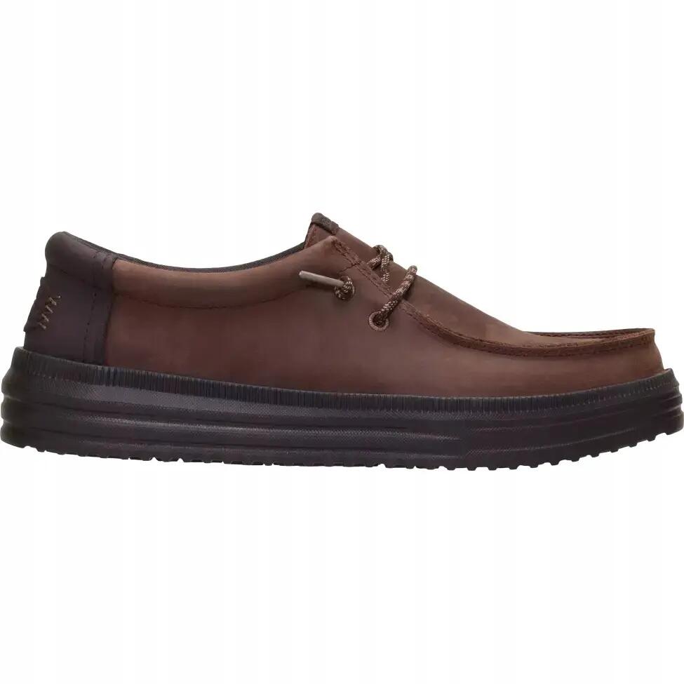 Buty HEY DUDE HD45847 REV TUMBLED LEATHER Brązowy 6/6