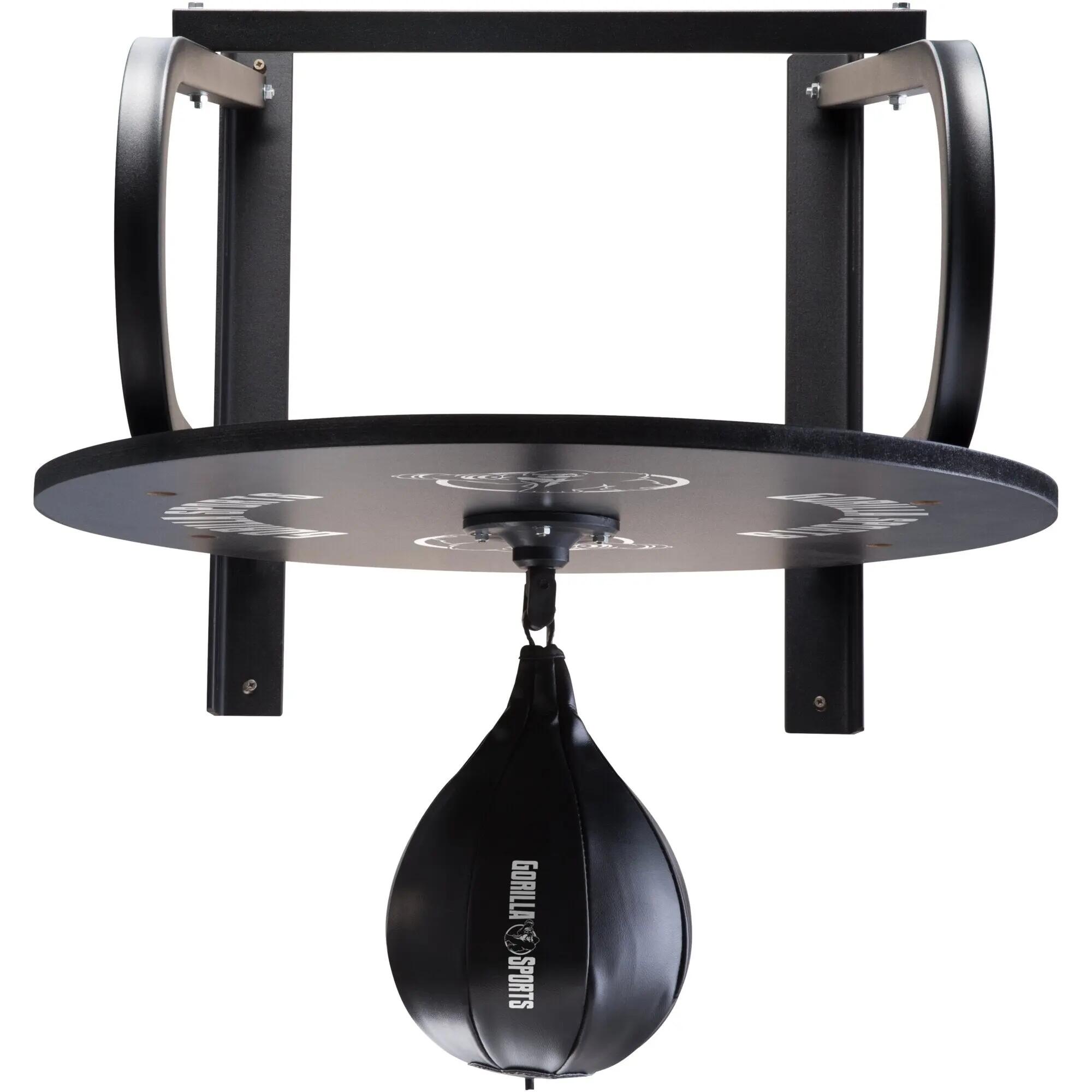 Support mural poire de vitesse Gorilla Sports 65,5×59×49,5 cm noir 7/7
