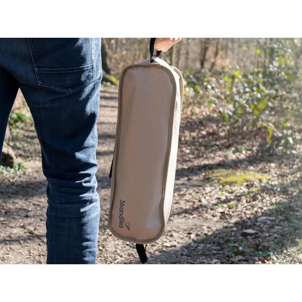 Camping szék Solig – összecsukható szék – 120 kg-ig terhelhető – acél váz 8/8