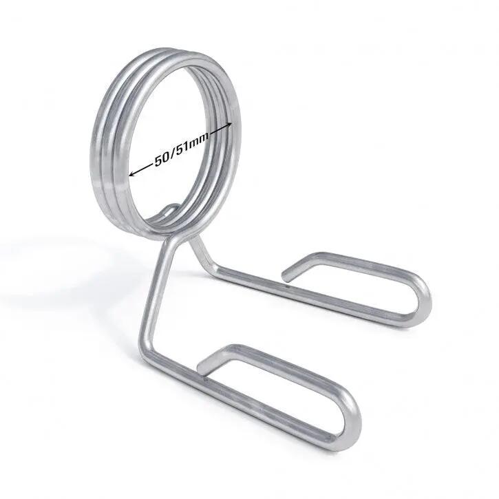 Attaches rapides GORILLA SPORTS 50/51 mm chrome lot de 2 6/8