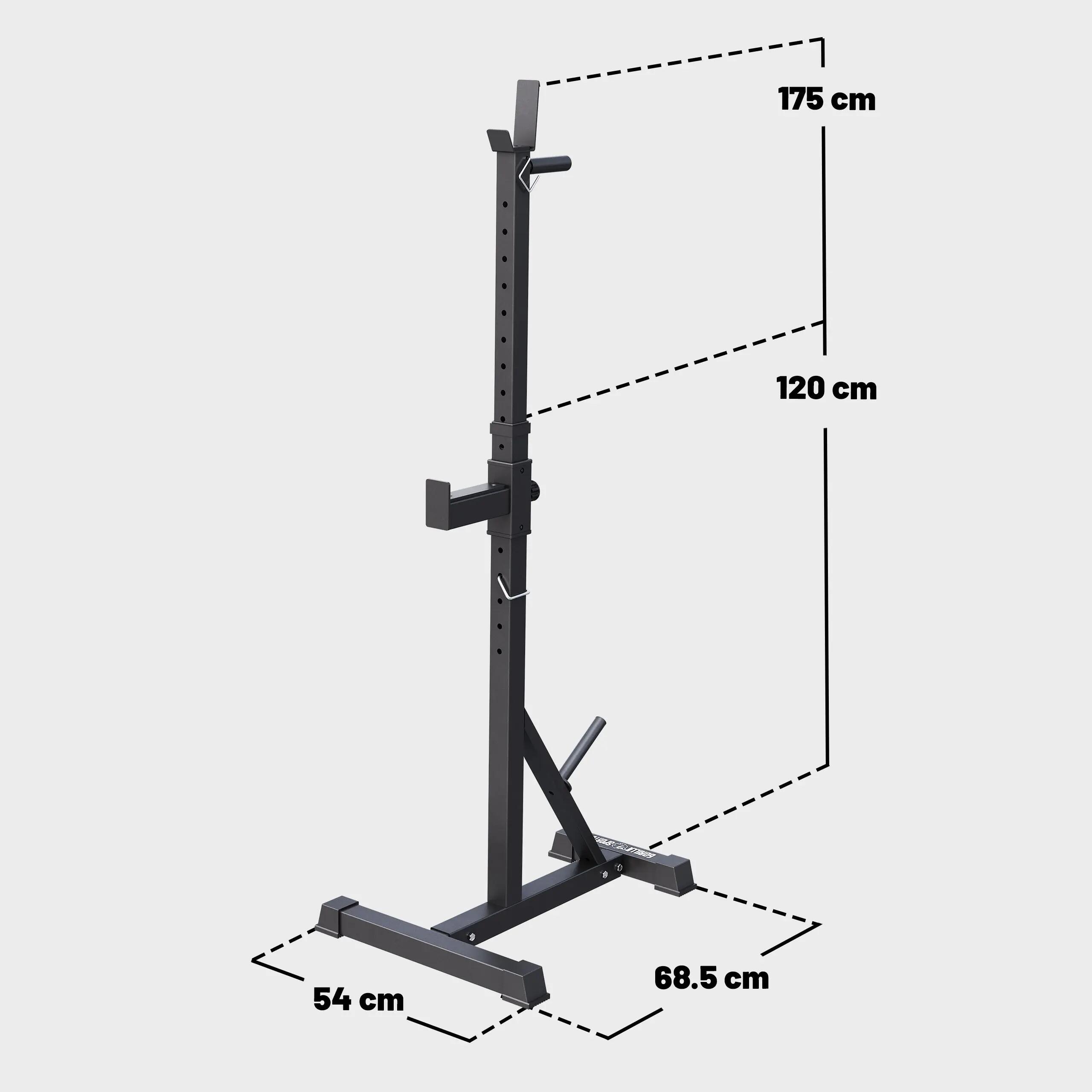 Squat- en Bankdruksteunen Pro - Verstelbaar - Tot 500 kg 7/7