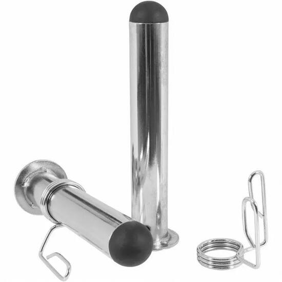 Adaptateur olympique 50 mm Gorilla Sports lot de 2 acier chromé