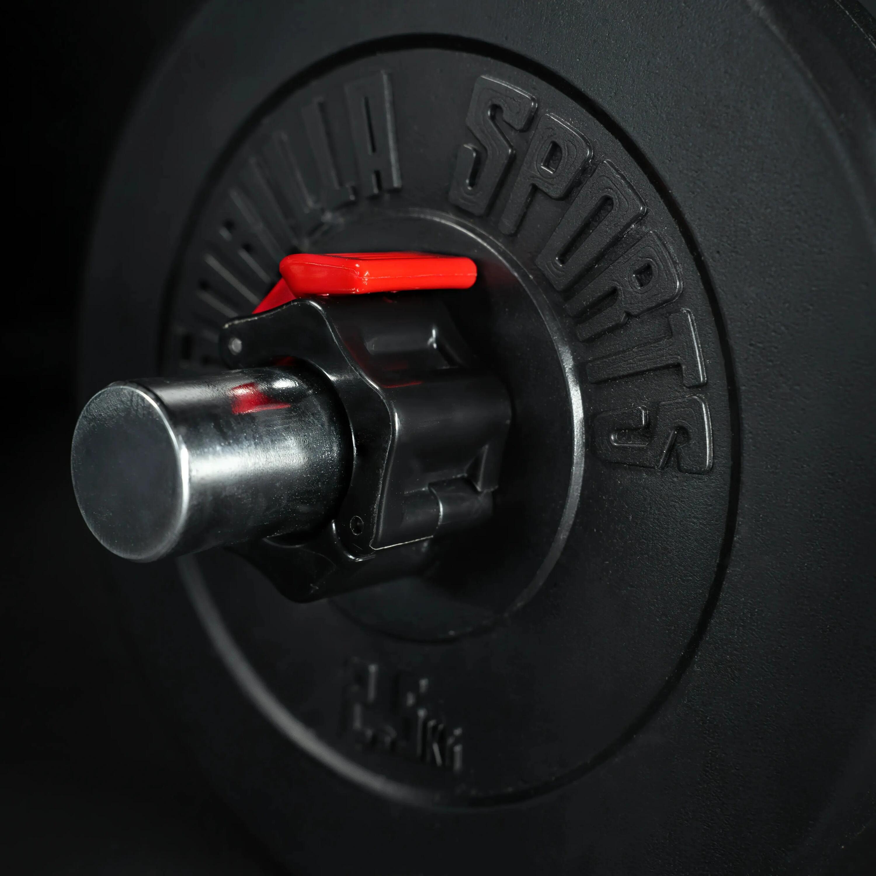 STOP DISQUES FERMETURE RAPIDE POUR BARRES D'HALTERES 30 MM | ACCESSOIRE MUSCULAT 4/8