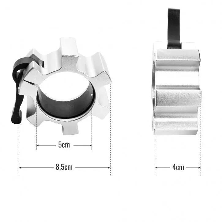 GORILLA SPORTS Olympia Quick-Release Barbell Collars Aluminium 50 mm 2/10