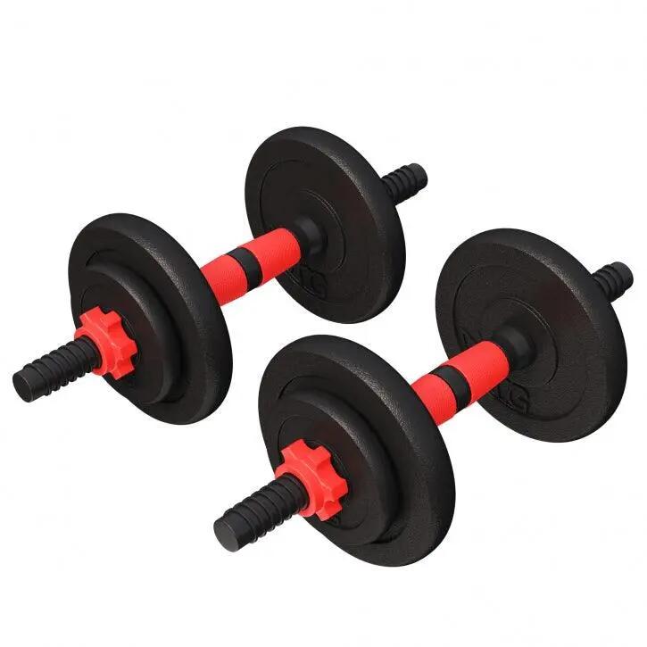 Set de 2 Gantere cu discuri din fonta 15 KG