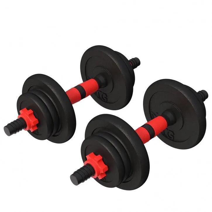 Set de 2 Gantere cu discuri din fonta 20 KG