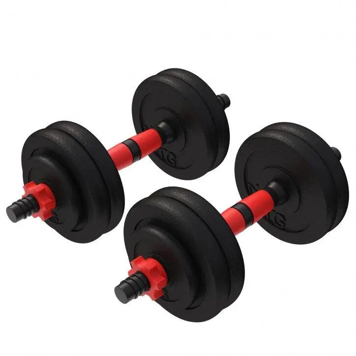 Set de 2 Gantere cu discuri din fonta 25 KG