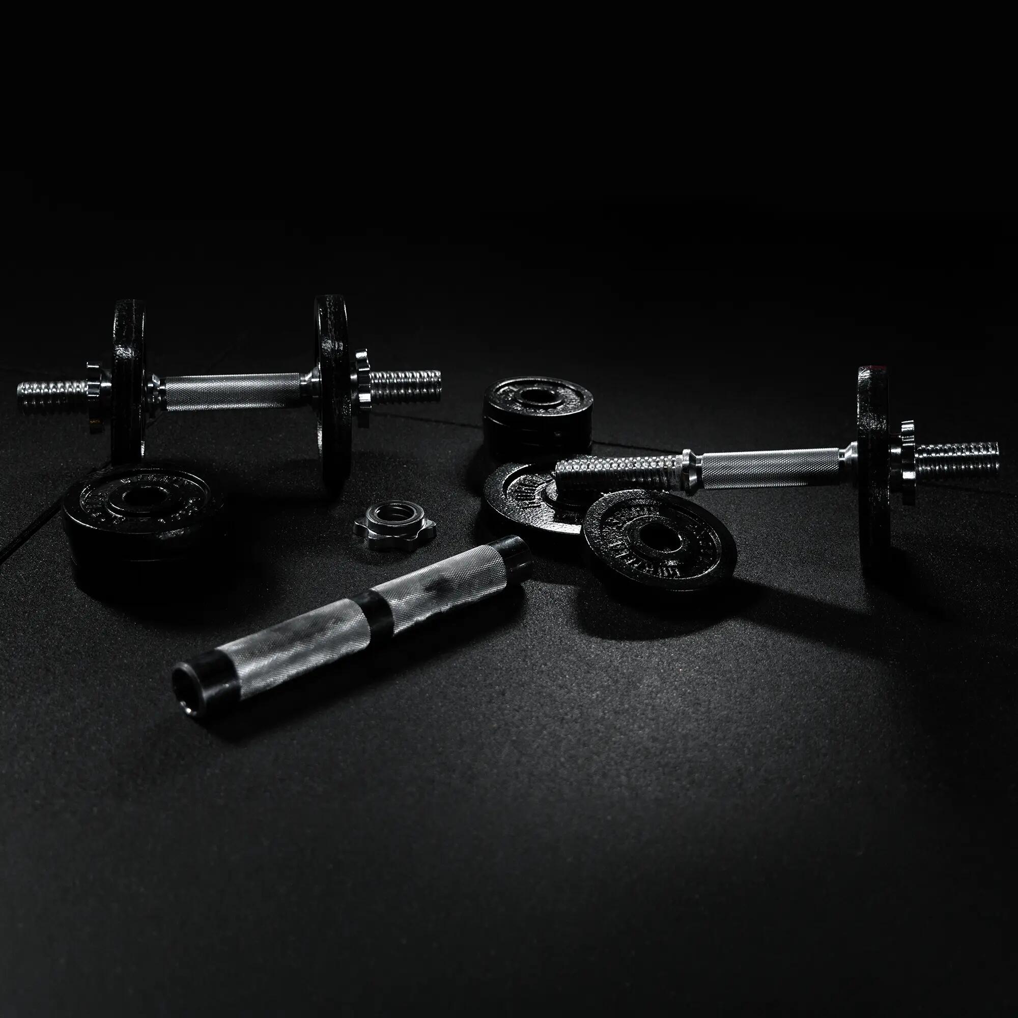 Set gantere fonta 22 kg reglabil 2 in 1 7/15