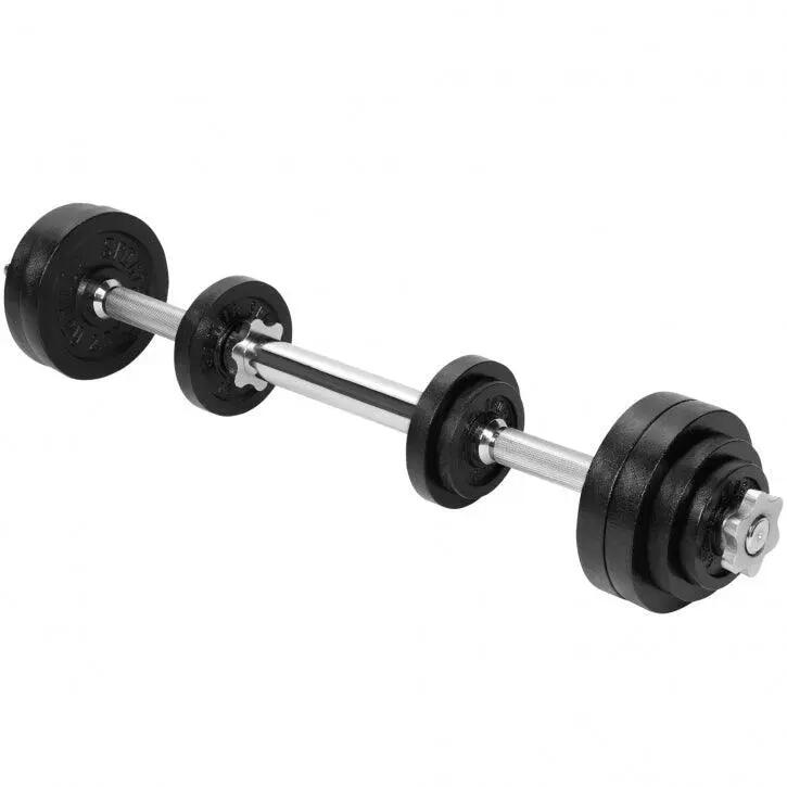 Set gantere fonta 22 kg reglabil 2 in 1 12/15