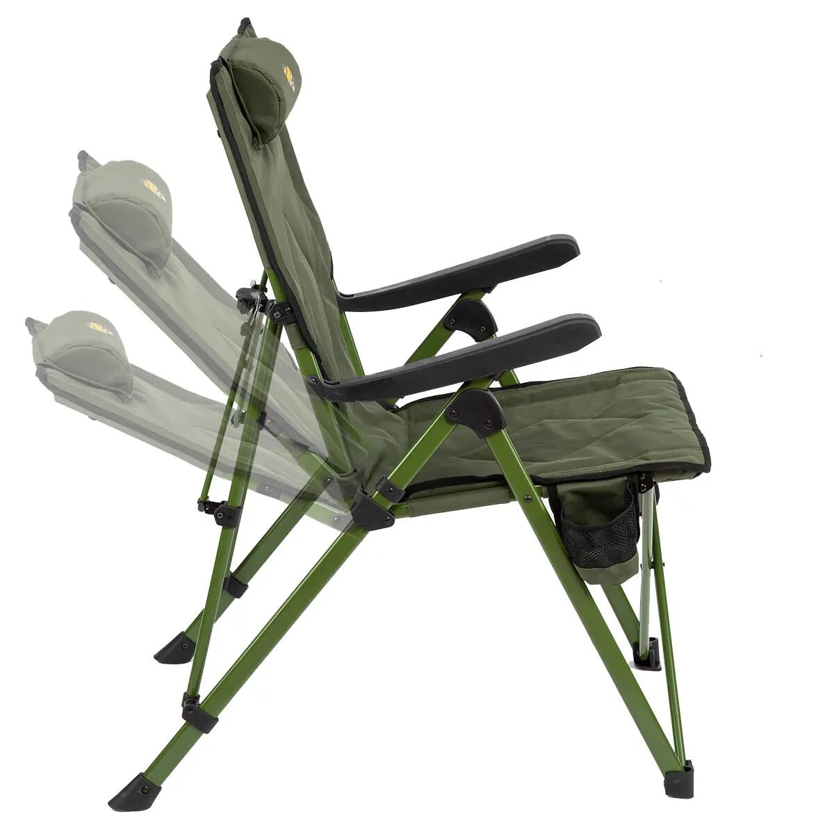 FUNKY CHAIRS Comfort 3 Kademeli Katlanabilir Kamp Sandalyesi - Haki 2/7
