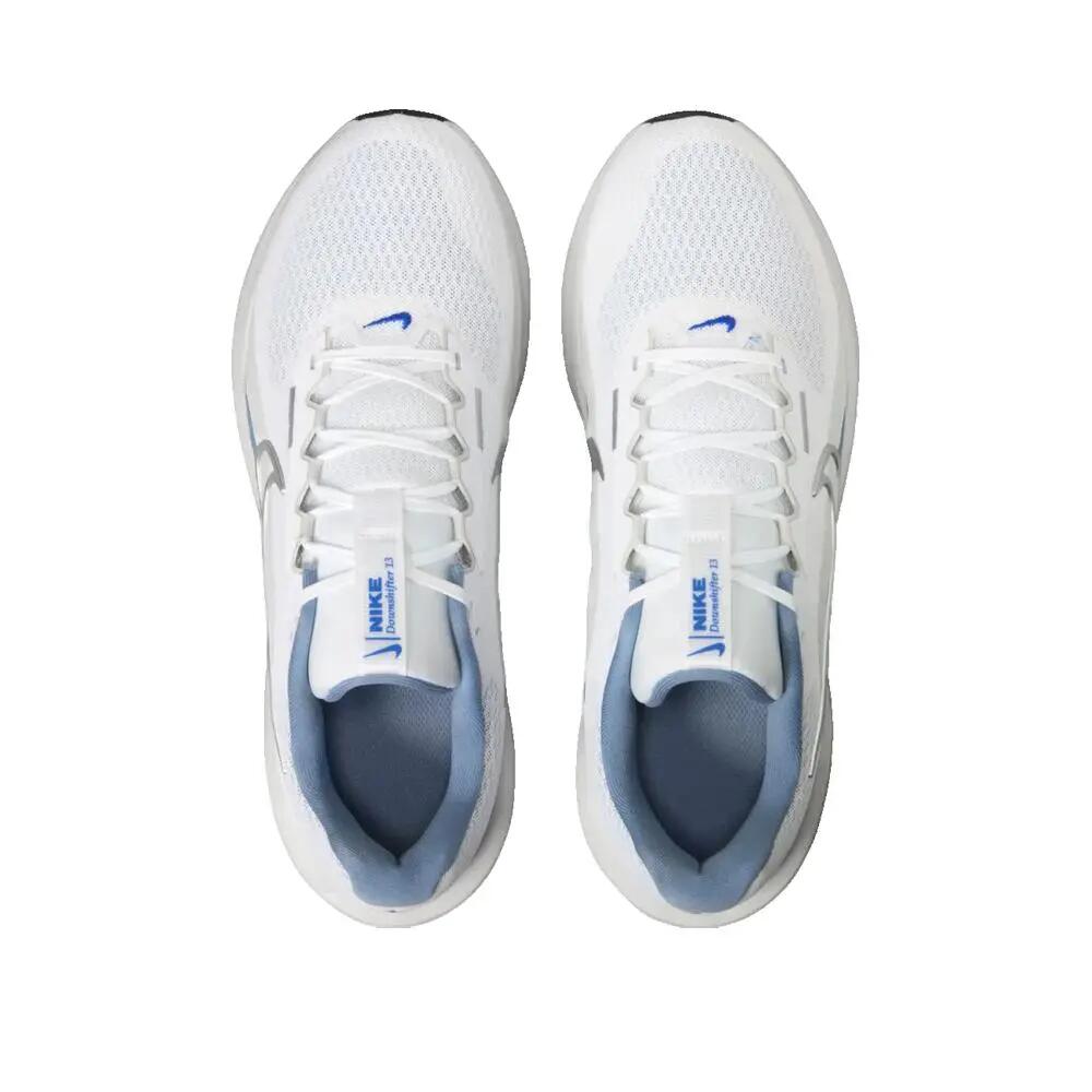 Chaussures de course Nike Downshifter 13 Blanc/Argent Métallique 5/7