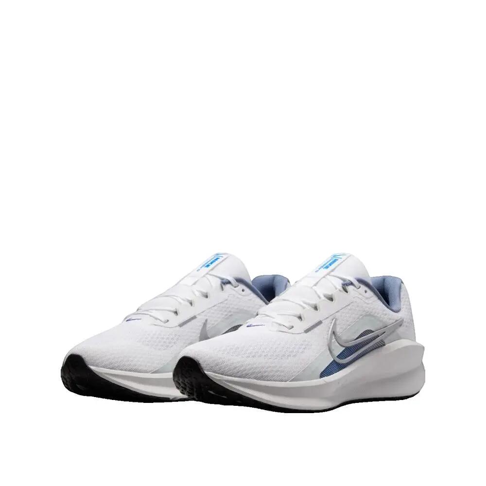 Chaussures de course Nike Downshifter 13 Blanc/Argent Métallique 4/7