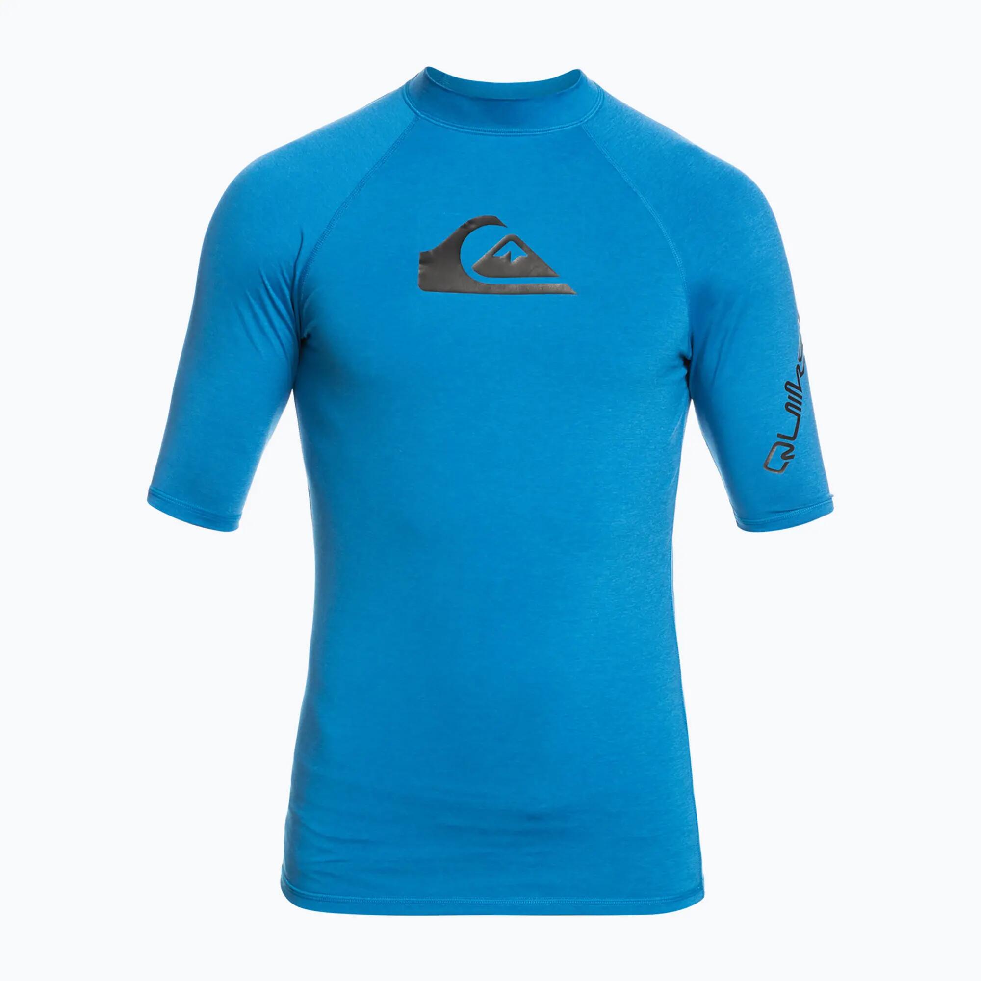 Lycra manches courtes UPF 50 ALL TIME Bleu Homme 3/4