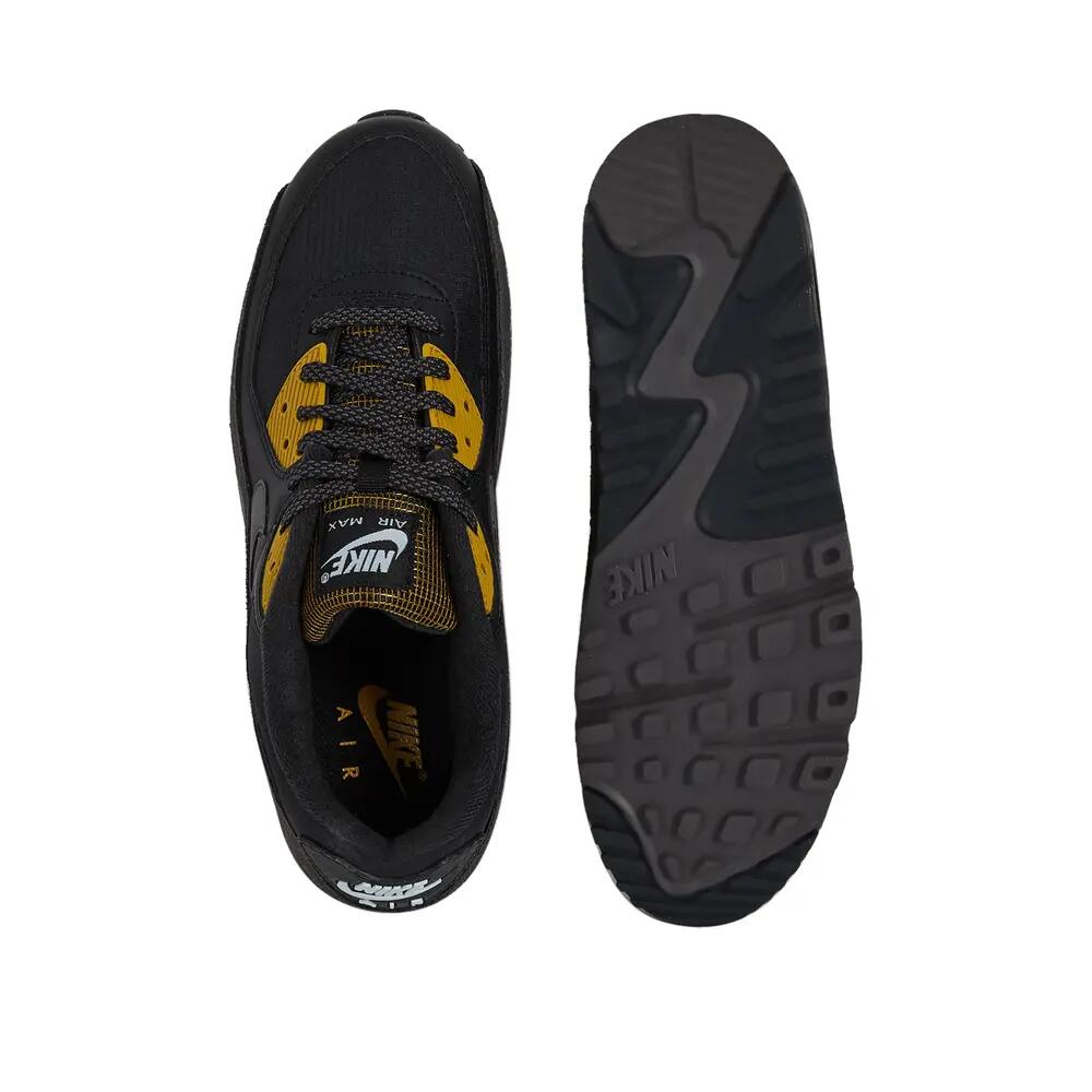 Nike Air Max 90 Schwarz/Mittelgrau/Bronzine/Blautinte 3/6