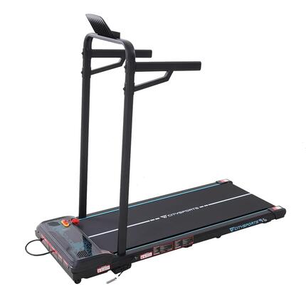 Tapis de Marche Inclinable 13.41%. 440W, 6.0km/h, Bluetooth,Accoudoirs amovibles