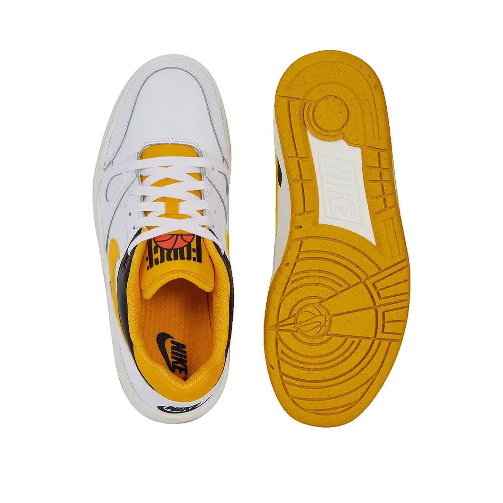 Zapatillas Nike Full Force Low Blanc/Or Université/Noir 3/5