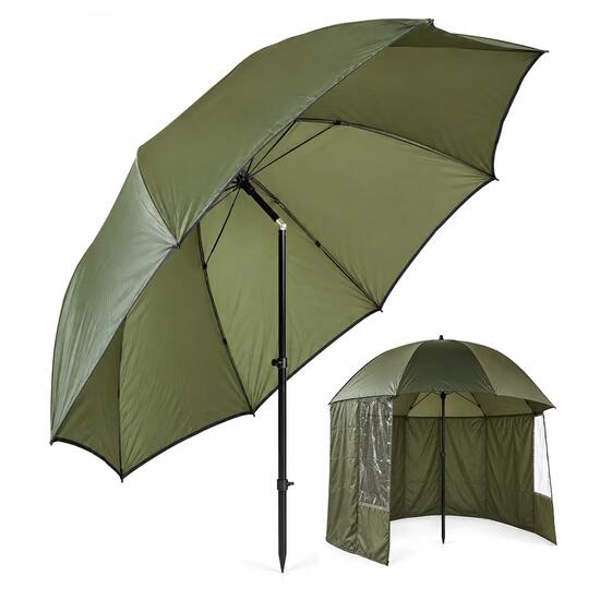 Parapluie Eco + tente 250 cm protection pluie/soleil