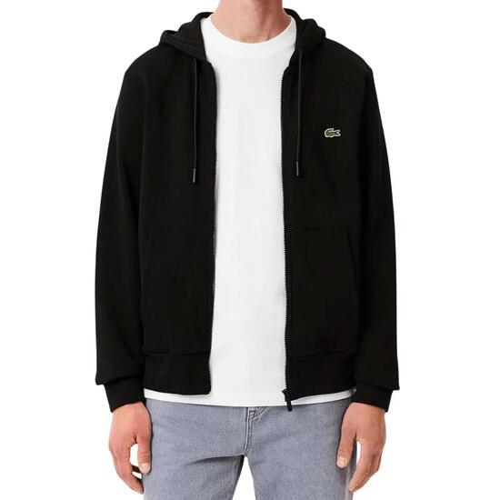 Veste À Capuche Motif/style Logo Brodé Homme (Noir)