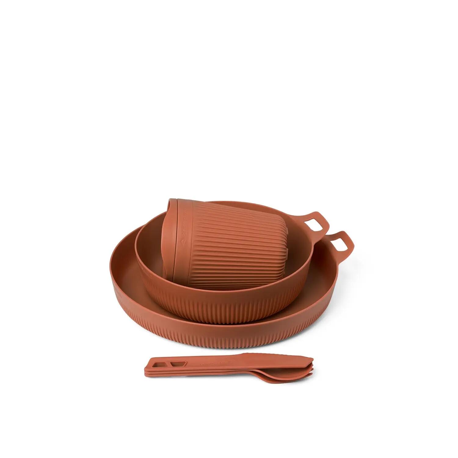 Horizon Dinnerware Set - [6 Piece] Red -  1