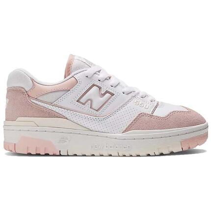 Chaussures - casual - unisexe - basses, cuir synthétique - 550 - blanc/rose