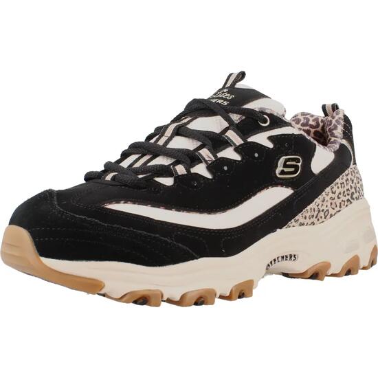 Zapatillas Skechers D'lites-wild Charm, Negro, Unisexo