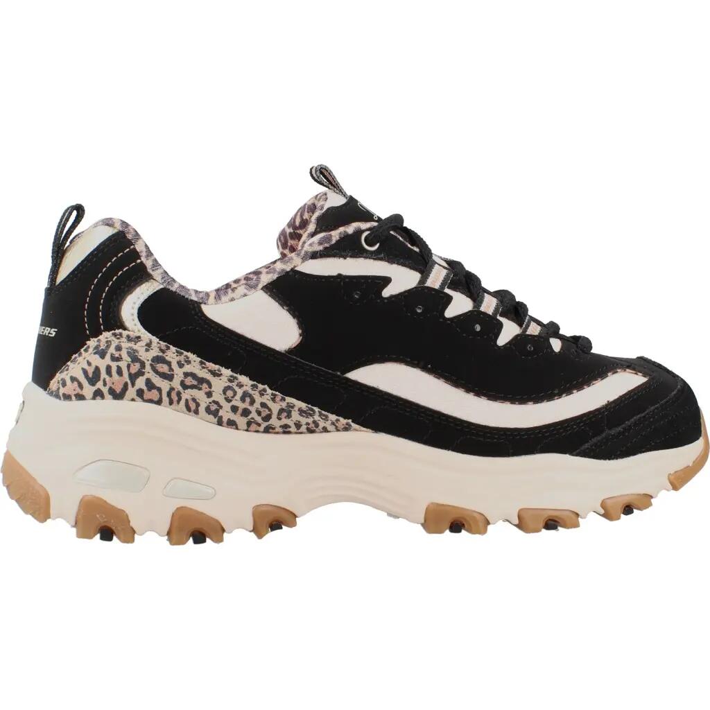 Turnschuhe Skechers D'lites-wild Charm, Schwarz, Unisex 4/6