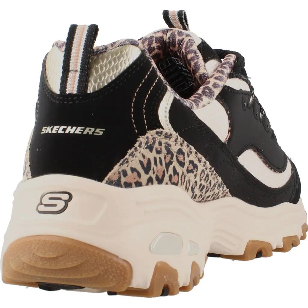 Turnschuhe Skechers D'lites-wild Charm, Schwarz, Unisex 3/6