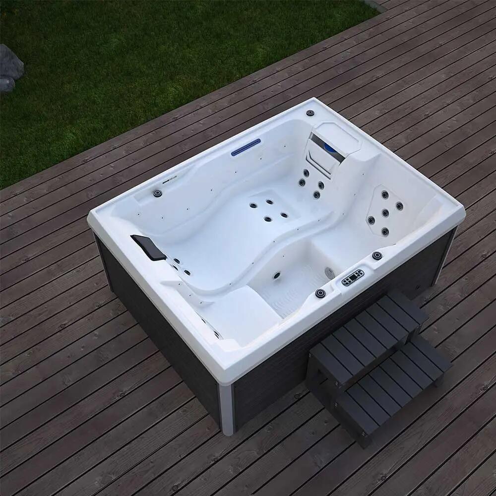 Spa d'extérieur STREAM Avec escalier et couverture thermique 8/9