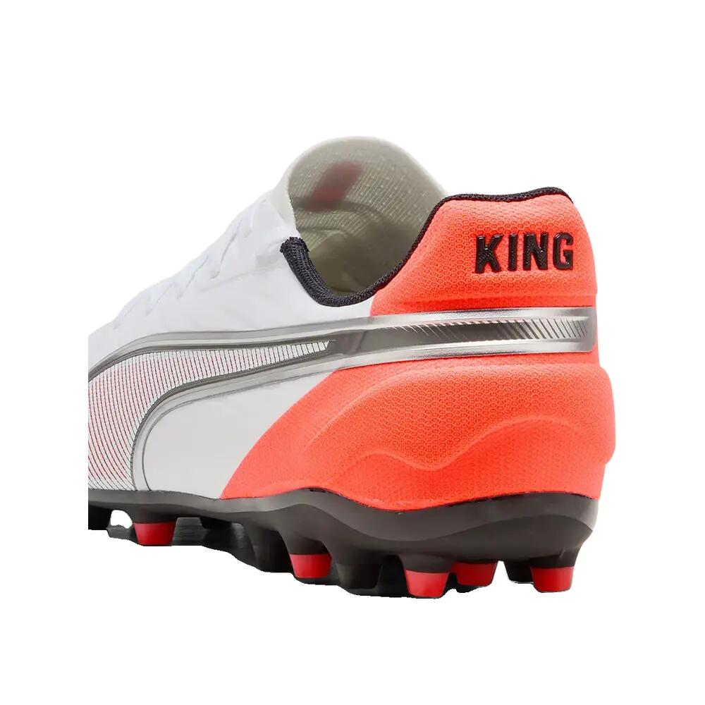 Botas de fútbol PUMA King Match MG Blancas 6/6