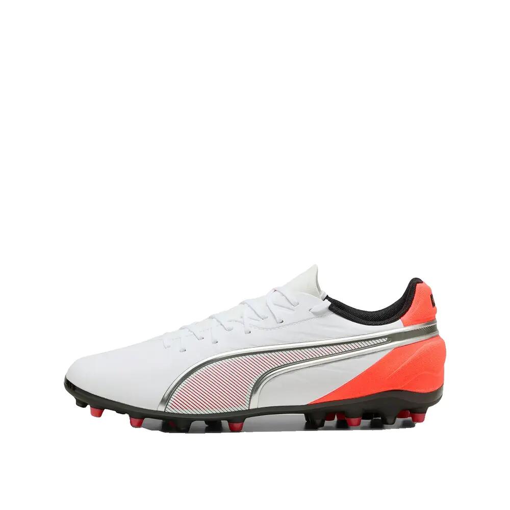 Botas de fútbol PUMA King Match MG Blancas 4/6
