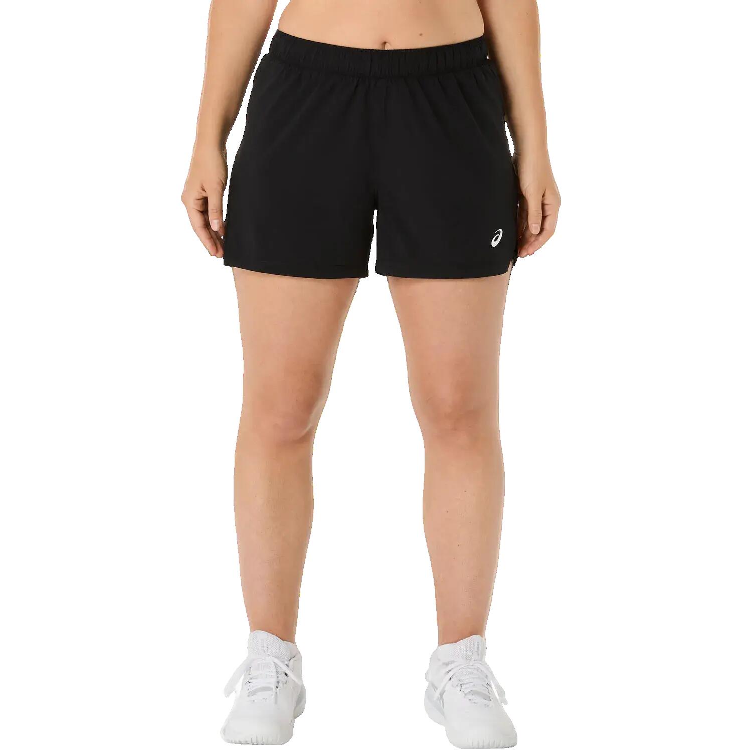 Short da tennis 2‑in‑1 donna - nero, leggero, traspirante 7/7