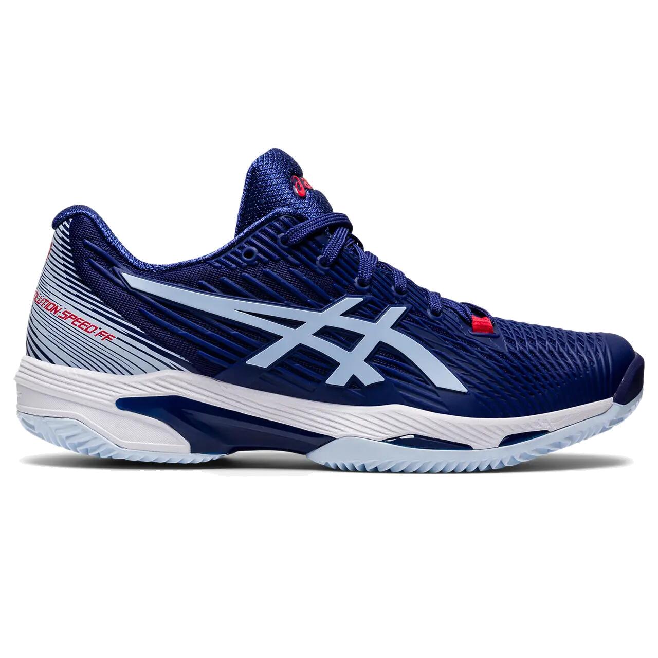 ASICS Solution Speed FF 2 Clay Tennis Shoes Blue Size 39 6/6