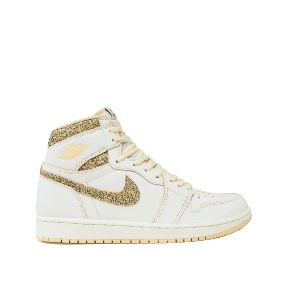 Scarpe - basket - uomo - air jordan 1 - alto - sail/pale vanilla-nero 2/5
