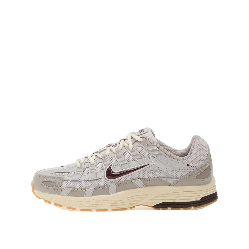 Zapatos Nike P-6000 Gris College/Borgoña 6/6