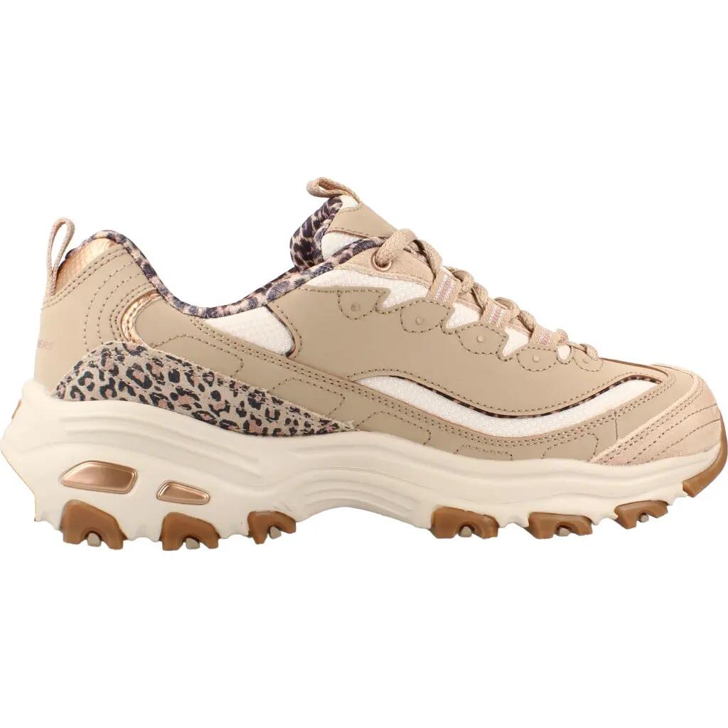 Baskets Skechers D'lites-wild Charm, Beige, Unisexe 4/5