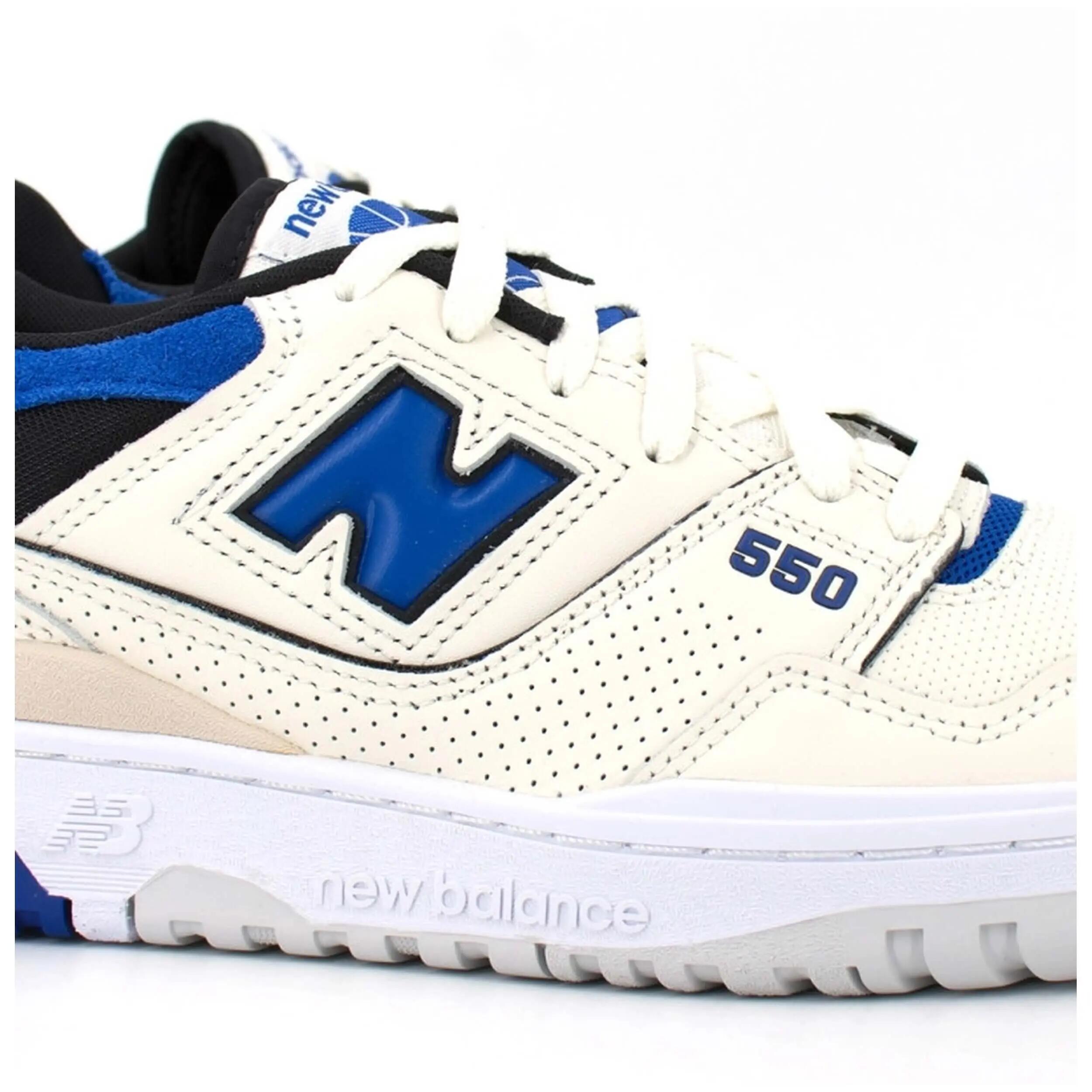 Zapatillas - Baloncesto - 550 bajas cuero - Sea Salt/Team Royal 4/4