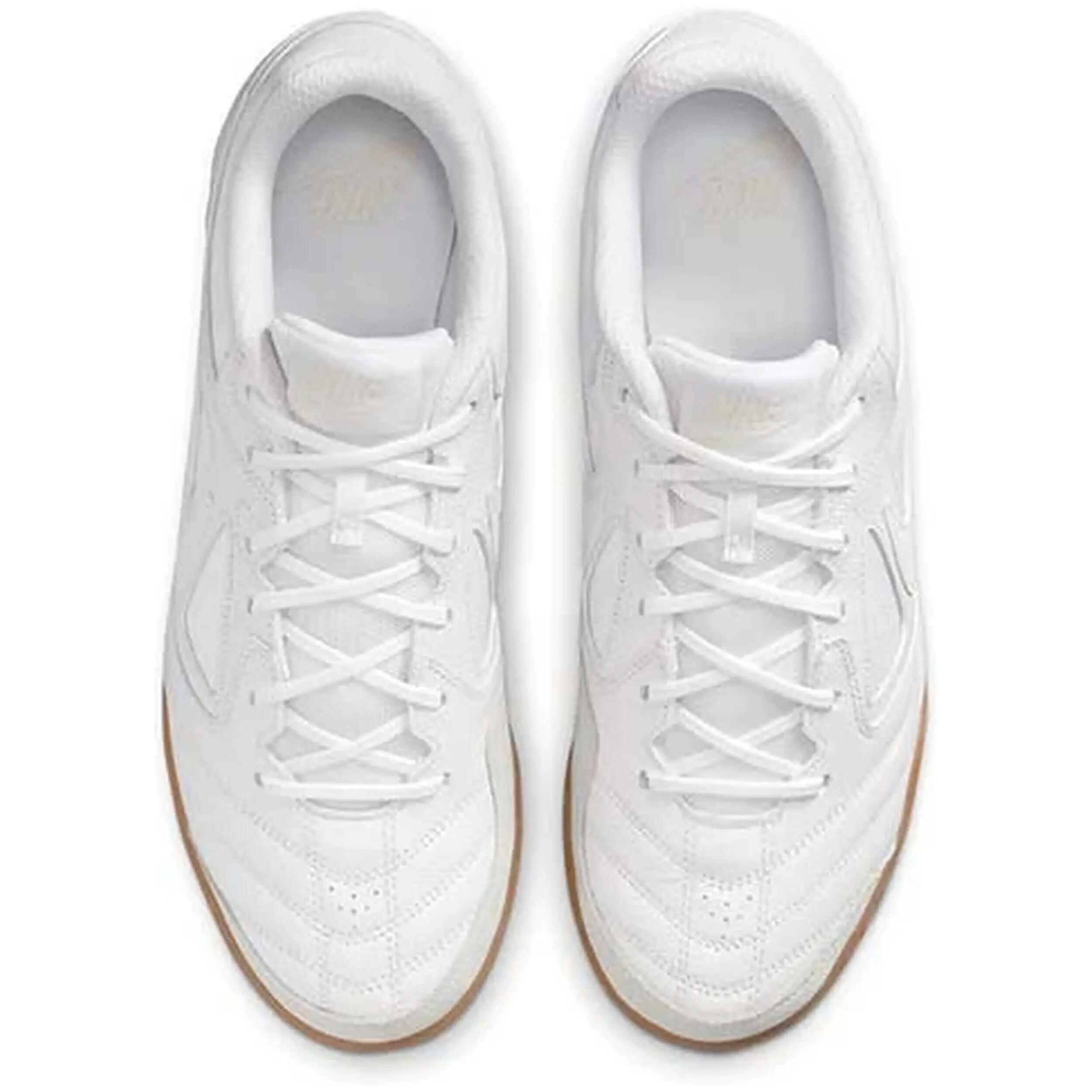 Męskie buty piłkarskie NIKE GATO White / White-Gum Light Brown 4/5