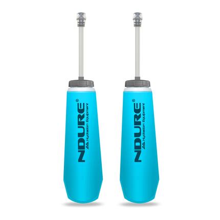 Soft Flask 500 PRO + STRAW (2-Pack) - Botella Flexible Plegable + Pipeta