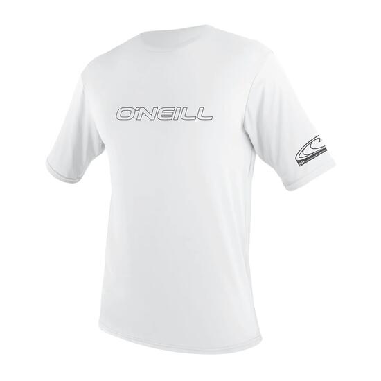 Surf UV Manches Courtes Blanc - Hommes