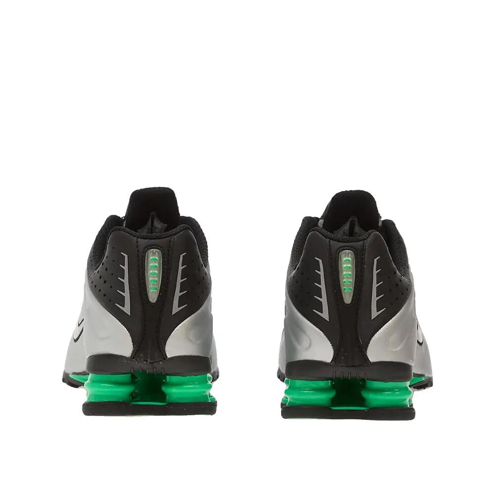 Nike Shox R4 Metallic Silver Green 4/6