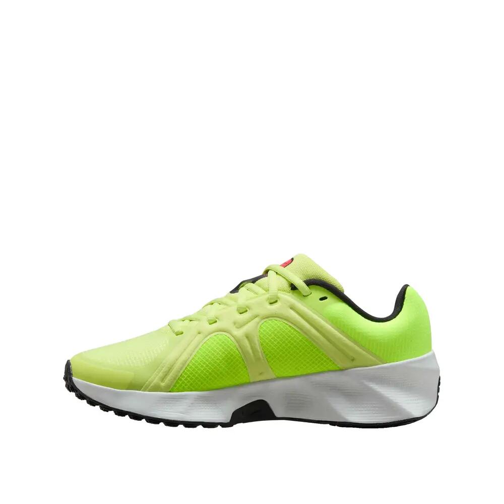 Zapatillas Nike Metro Tek Amarillo Limón/Negro-Vibrante Rojo 3/4