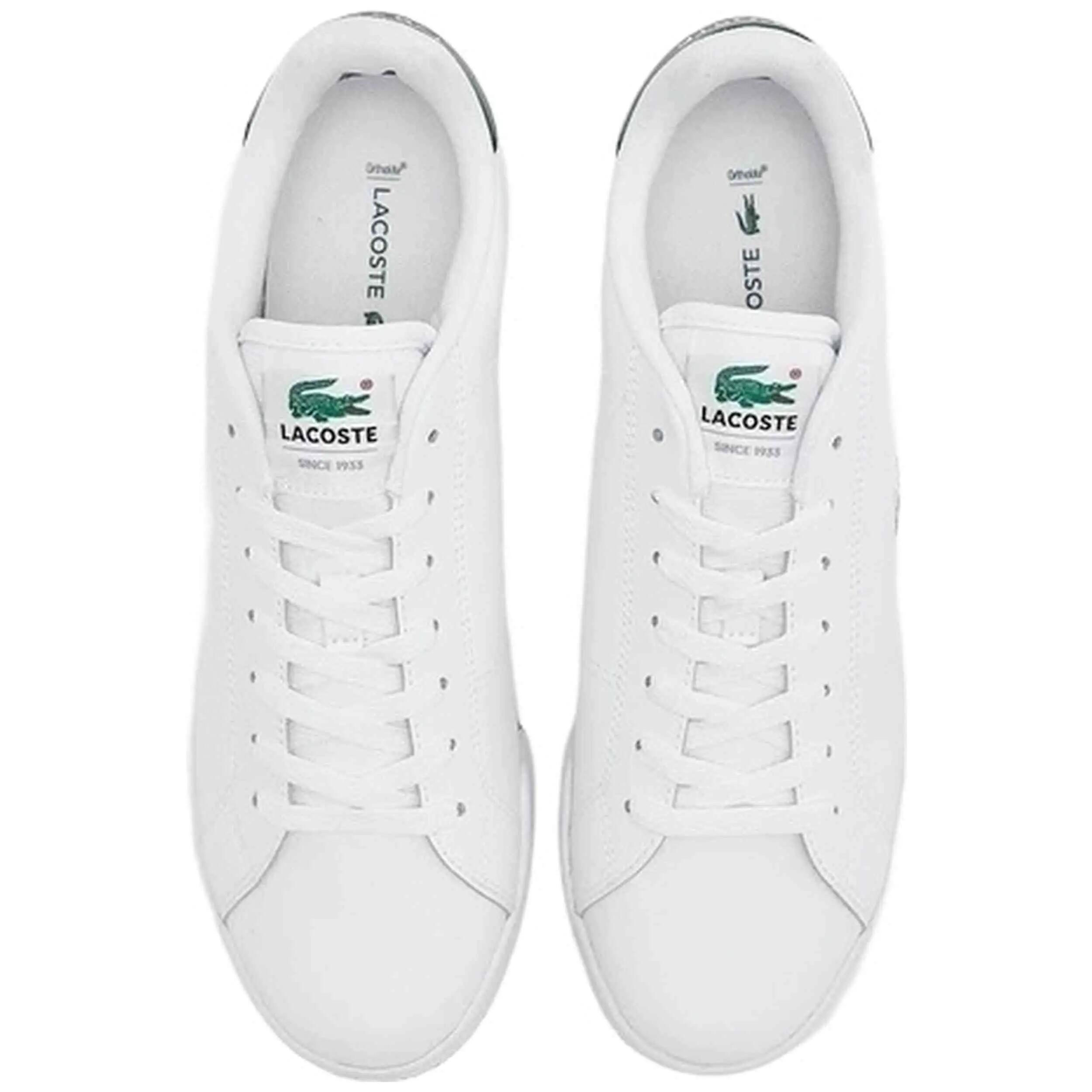 "Carnaby" Sneaker für , Leder Herren Weiß/Grün/Gummi Rosa 5/5